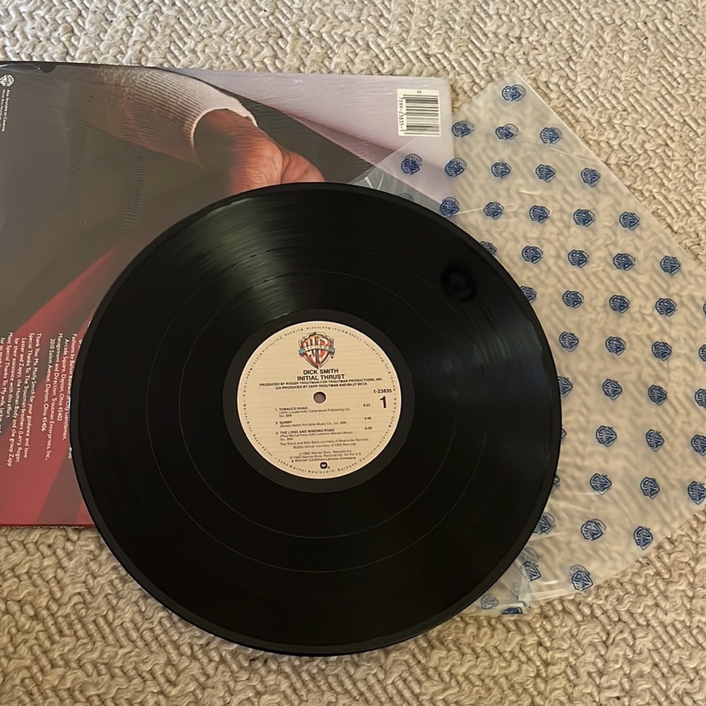 1983 Vintage Duck Smith Initial Thrust jazz vinyl LP record - Picture 9 of 15